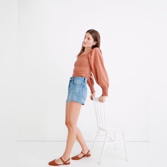 Madewell The Perfect Jean Short in Burnett Wash: TENCEL Lyocell Edition, Size 26 - Picture 2 of 8